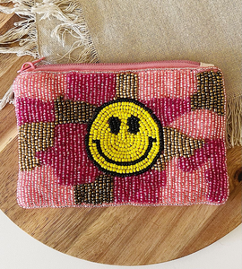 Monedero Nuevo Hecho a Mano con Cuentas, Monedero con Cremallera Colorido con Diseño de Serpiente con Temática de Verano - Product Image 5