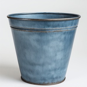 Elegante maceta galvanizada con esmalte patrimonial perfecto para la decoración de jardín de temporada y el estilo clásico para el hogar al aire libre - Product Image 2