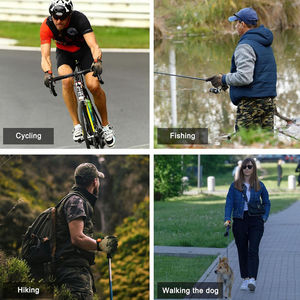 Gants de vélo de montagne pour hommes et femmes, rembourrés, doigts complets, respirants, en cuir PU, haute qualité, écologiques, vente en gros, course à vélo - Product Image 6