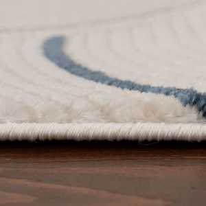 Tapis géométrique Carmel bleu crème 6070 Set - Product Image 6