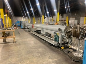 Machine de fabrication de plastique extrudé E-v-e-r-p-la-s-t M a c h i n e r y C o E M D 90 2023, extrudeuse fonctionnelle prête à être expédiée - Product Image 6