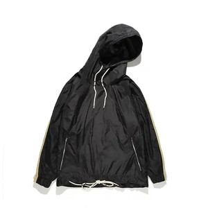 Trajes cortavientos de dos piezas de nailon/poliéster personalizables para hombre, estilo informal para la temporada de otoño, cierre de cremallera - Product Image 1