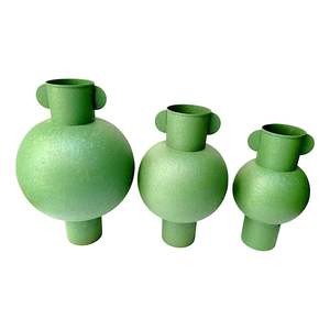 Wholesale Modern Matte Flower <b>Vase</b> Set |<b>Decorative</b> Handle <b>Vase</b> for Home Office Nordic Style Tall Flower Jug for Events and Gifts - Product Image 5