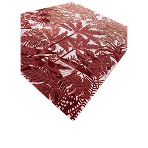 Alfombras Aurelia Hechas a Mano con Lana y Viscosa, Diseños Florales y Abstractos en Rojo y Naranja para el Hogar y la Sala de Estar -Tra-15191 - Product Image 2