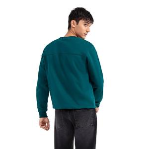 Sweat-shirt d'hiver décontracté surdimensionné à col rond pour hommes 400 GSM respirant Polyester/coton Logo personnalisé bas quantité minimale de commande imprimé numérique - Product Image 2