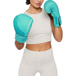 Gants de boxe unisexe de haute qualité en cuir de style professionnel avec logo personnalisé pour l'entraînement et le combat en vente - Product Image 6