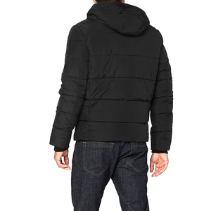 Chaqueta acolchada de bombardero personalizable para hombre, transpirable, con cierre de cremallera para invierno, decoración de botones, bolsillo de talla grande, servicio OEM - Product Image 5
