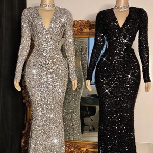 ใหม่ชุดเดรสผ้าปักลายลำดับที่สวยงามสำหรับงานปาร์ตี้-สวมใส่-ชุดสำหรับงานปาร์ตี้/งานแต่งงาน @ 2024 - Product Image 1