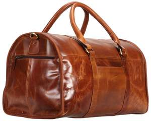 Nouveau Sac de Voyage Vintage en Cuir Véritable, Sac Polochon Fait Main de Luxe avec Fermeture Éclair, Design Bohème Décontracté et Sportif, Vente Chaude - Product Image 5