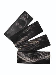 Placas de Marco óptico de cuerno de búfalo personalizables para gafas Placa de cuerno de buey hecha a mano en tamaños personalizados para marcos - Product Image 4