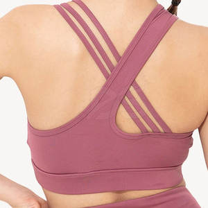 Sujetador Deportivo para Mujer, Transpirable, Reversible, Sin Costuras, Acolchado, de Alta Sujeción, Top Deportivo Cómodo y Elástico para Gimnasio y Yoga - Product Image 2