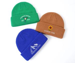Gorros de Punto Personalizados con Puño, Gorro de Invierno con Logotipo Bordado, Gorros Clásicos para Adultos, Gorros Cálidos al por Mayor, Fábrica de Vietnam - Product Image 1
