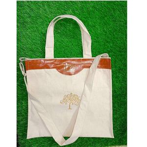 ถุงผ้าแคนวาสสำหรับซื้อของใช้ซ้ำได้เป็นมิตรกับสิ่งแวดล้อมถุงผ้าพิมพ์โลโก้ - Product Image 6