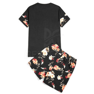 Ensembles t-shirt et short pour hommes Meilleures ventes avec logo personnalisé Ensemble deux pièces t-shirt et short pour hommes - Product Image 5