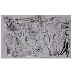 Juego de laparotomía ortopédica de acero inoxidable, kit de cirugía con tijera quirúrgica, instrumento quirúrgico básico, juego de laparotomía - Product Image 2