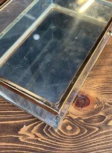 Caja de Regalo de Boda Vacía de Vidrio Dorado y Plateado de Lujo, 29x17x6.5 cm, Caja de Regalo para Despedida de Soltera DIY - Product Image 2