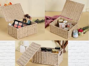 Fabricante y exportador de cesta de ratán DE LA India, cesta hecha a mano de buena calidad, gran oferta, cesta de ratán de lujo al por mayor - Product Image 2