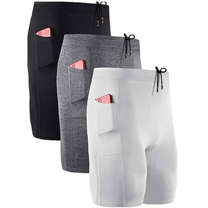 2024 nouveaux hommes entraînement Fitness Gym Shorts de course mode Jogging Sport Shorts solide confort élastique ceinture hommes Shorts - Product Image 2