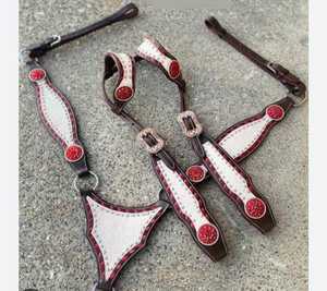 Ensemble de clous en cuir occidental marron de luxe pour un confort maximal des chevaux pour l'équitation quotidienne Exportation dans le monde entier - Product Image 3