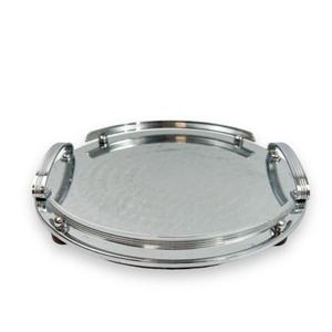 Bandeja de servicio de acero de diseño premium de calidad estándar con grabados detallados, bandeja de servicio de forma y tamaño personalizados - Product Image 6