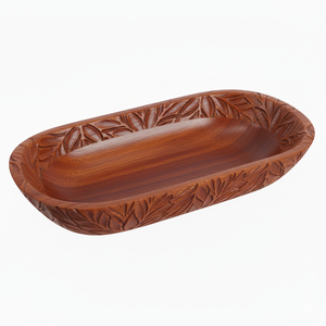 High Quality Handmade <b>Heart</b> Shaped Wooden Uncoated 20-Piece Dough <b>Bowl</b> Eco Friendly Vintage Wedding Candle Making Gift - Product Image 2