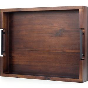 ถาดไม้สำหรับตกแต่งบ้านสไตล์ทันสมัยถาดเสิร์ฟไม้และป้ายติดผนังทำด้วยมือและกล่องไม้งานฝีมือ - Product Image 5