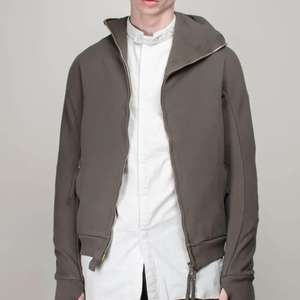 Nuevo diseño personalizado de alta calidad de color sólido cubierta de la cara de los hombres sudaderas con capucha Ninja en blanco con enmascarado - Product Image 3