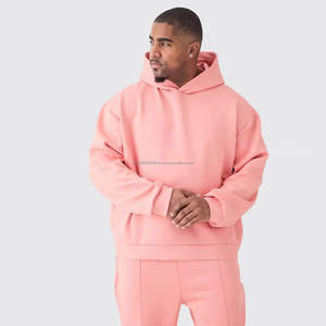 Men's Clothing High Quality 100% Cotton Hoodies and Sweatpants Set Pullover Streetwear Tracksuits <b>Hoodie</b> for Men - Product Image 5