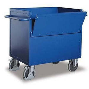 Variofit Metal Shopping <b>Cart</b> 500 Kg Load Capacity Pneumatic Tires 4 Wheels-<b>Foldable</b> Luggage <b>Cart</b> Firmly Welded Lid Iron Material - Product Image 1