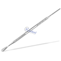 Kimbel – Repousse-cuticules professionnel en acier inoxydable de qualité chirurgicale, spatule à ongles double face réutilisable pour éliminer les peaux mortes