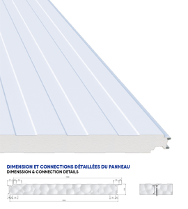 Panneau EPS PHUONG NAM, panneau sandwich, mur extérieur, système de panneaux économique pour maison modulaire, chambre froide, projet préfabriqué - Product Image 3