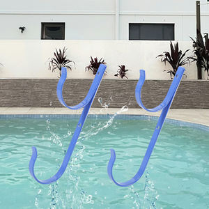 MORRU Crochet de suspension en alliage d'aluminium bleu <span class=keywords><strong>antigel</strong></span> <span class=keywords><strong>pour</strong></span> <span class=keywords><strong>piscine</strong></span>, outil de nettoyage <span class=keywords><strong>pour</strong></span> tige - Product Image 5