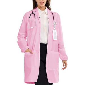 Uniforme de laboratorio para médico, dentista, enfermera, bata de laboratorio, bata de laboratorio médica abotonada Unisex para Hospital - Product Image 1
