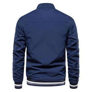 <b>Flight</b> <b>Jacket</b> <b>Men's</b> Spring and Fall MA1 Bomber <b>Jacket</b> Baseball Uniform Plus Size Knitted Fashion <b>Men</b> Windbreaker - Product Image 4