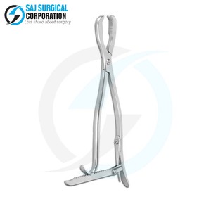 Pinzas de Acero Inoxidable Manuales de Primera Calidad para Sujetar Huesos, Certificadas por la CE, para una Estabilización Segura de Huesos en Cirugía Ortopédica y Cuidado de Traumas - Product Image 1