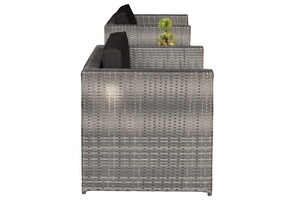 Juego de 3 piezas de diseño moderno, muebles de ratán para jardín al aire libre, sofá de mimbre de caña para Patio, Hotel y Villa para sala de estar - Product Image 4