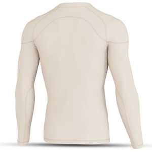 Camisetas activas de compresión transpirables personalizables del fabricante, cómodas camisetas de entrenamiento - Product Image 4