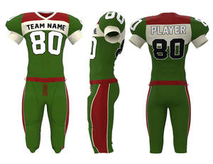 100% Polyester American Football Uniform <b>Custom</b> Sublimation Breathable Anti-Bacterial UV Protection Quick Dry Team Sportswear - Product Image 5
