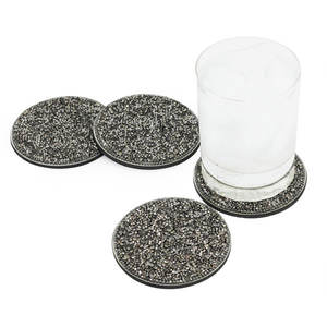 Dessous de verre en métal personnalisé pour dessus de table aspect noyer Premium et durable pour accessoires de cuisine, hôtels de ferme et villas - Product Image 3