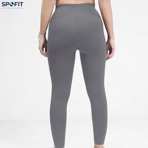 Leggings de sport pour femmes, style tendance, taille mi-haute, confortables, vêtements de fitness, yoga, salle de sport, sans couture, coton/bambou - Product Image 3