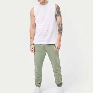 Pantalons de survêtement décontractés de haute qualité pour hommes, dernière conception, motif droit, taille moyenne OEM, vente en gros de tissu en coton du Pakistan - Product Image 5