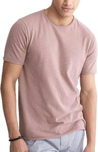 Camiseta lisa de algodón de alta calidad con cómodo diseño de cuello redondo en varios colores disponible a precio mayorista - Product Image 4