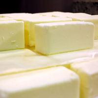 Crème végétale non laitière à base de palme (graisse végétale, huile de palme) pour boulangerie, 25 kg, pot Mason blanc, certifiée ISO, 1 % de matières grasses, 1 % de protéines