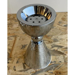 Vintage Cut-Out Design Exclusive <b>Silver</b>-Finish Metal Incense <b>Burner</b> for Home Table Decoration Bakhoor <b>Burner</b> for Religious Use - Product Image 3