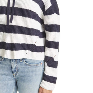 Sudadera cálida de Invierno para mujer, Jersey cómodo y transpirable con logotipo personalizado, ropa de calle con hombros caídos para mujer - Product Image 6