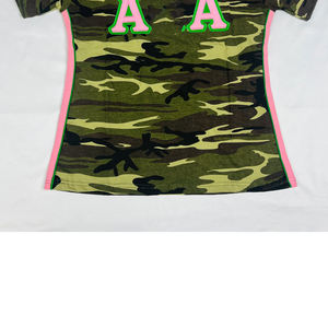 Camiseta de Cuello en V con Bordado Personalizado del Fabricante AKA, Camiseta de Letras Griegas para Hombre, Fraternidad, 100% Algodón de Punto, Manga Corta - Product Image 4