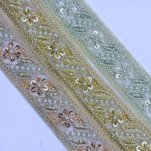 Vestidos de Novia de Lujo Ecológicos con Bordado Floral y Lentejuelas, Ribete de Encaje, Borde de Malla de Poliéster Personalizado, Alta Calidad al por Mayor - Product Image 3