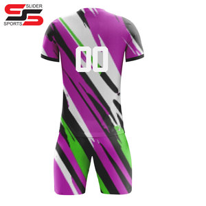 Uniformes de Fútbol Sublimados al por Mayor, 100% Poliéster, Conjuntos de Uniformes de Fútbol Transpirables Personalizados para Hombre con Logotipo - Product Image 4