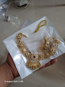 เครื่องประดับทองเหลืองทำด้วยมือเครื่องประดับทองเหลืองวินเทจเครื่องประดับ - Product Image 4