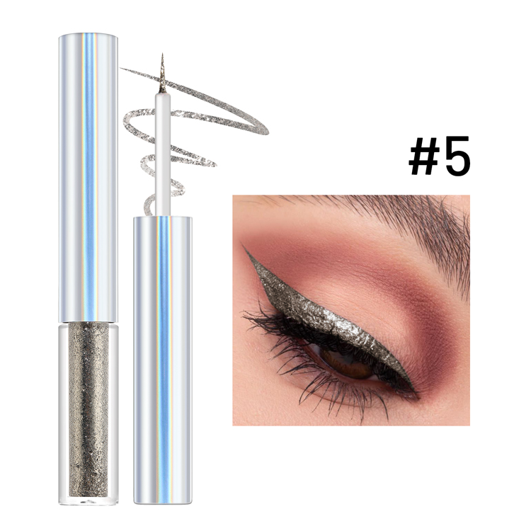 Eyeliner argenté à paillettes